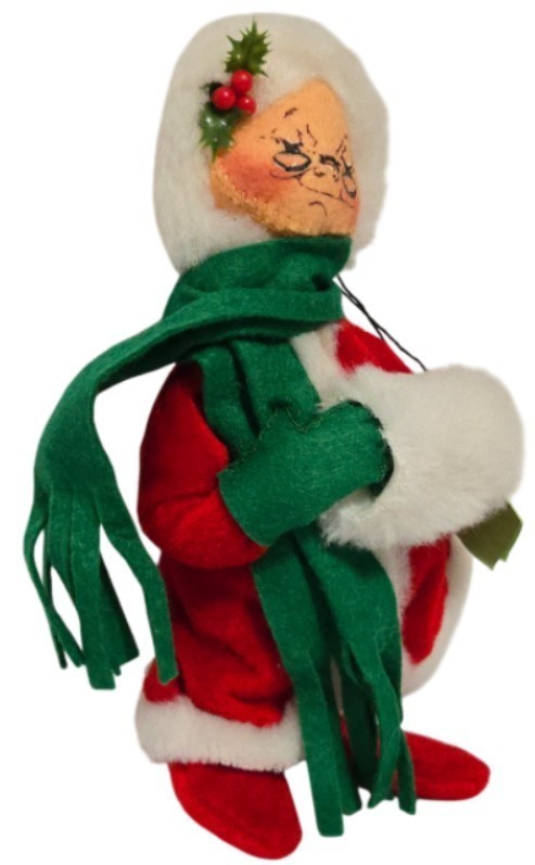 Annalee Mobilitee Dolls 1963 Vintage Mrs Claus Eyes Closed with  Muff - NWT Item image 3