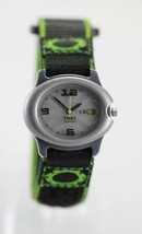 Timex Mujer Joven Gris Plástico Negro Verde Nylon Luz Fecha Reloj de Cuarzo - £14.15 GBP