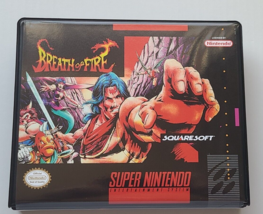 Breath Of Fire Case Only Super Nintendo Snes Box Best Quality Available - $12.81