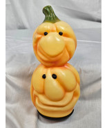 Vintage Halloween Blow Mold 10&quot; Tall Pumpkin Stack Trendmasters 1995 NO ... - $375.22 MXN