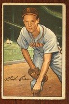 Vintage Baseball Card 1952 Bowman #19 Bob Cain Pitcher St Louis Braves - £9.06 GBP
