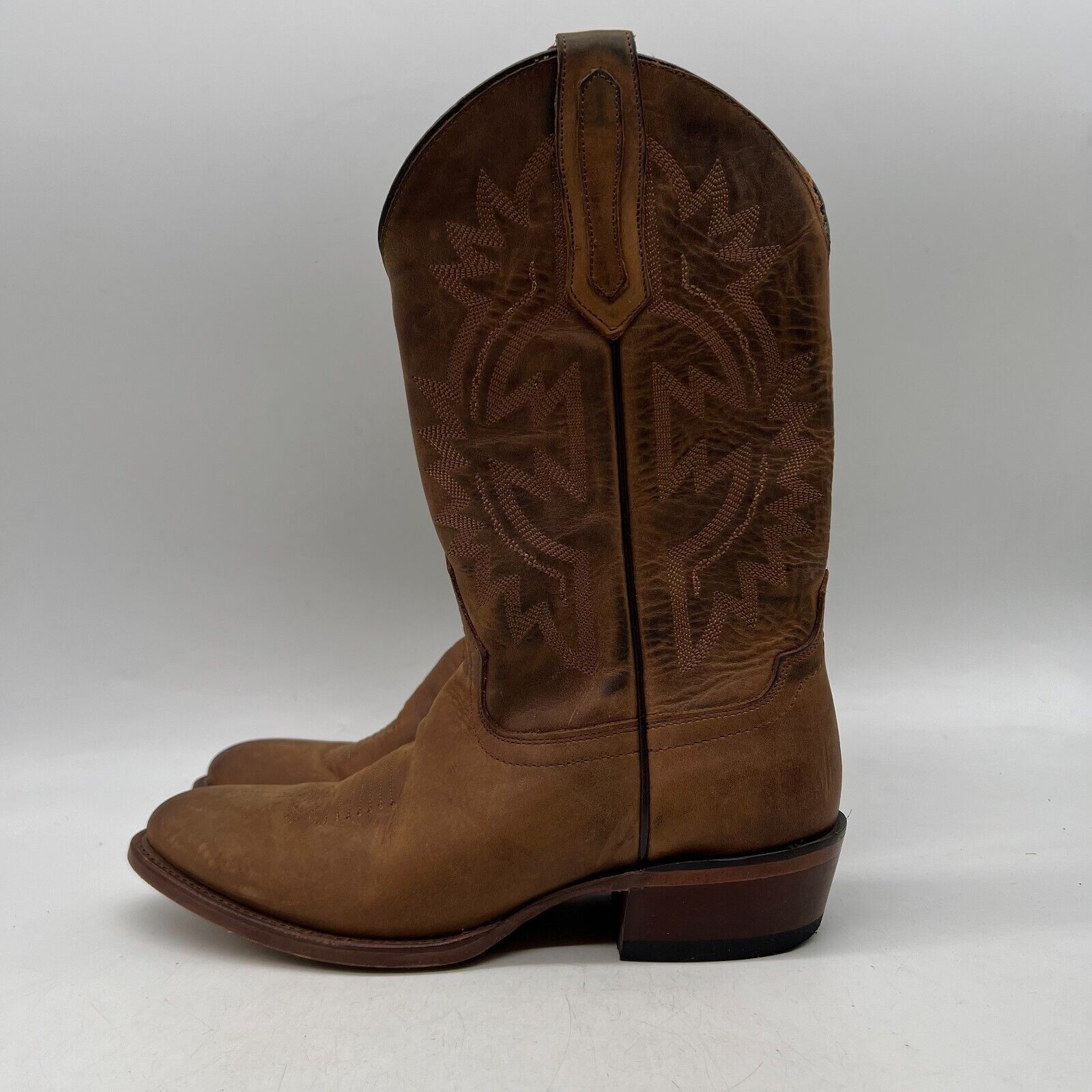 Primary image for Cody James RC1103-3 Mens Brown Leather Pull On Western Boots Size 8 D