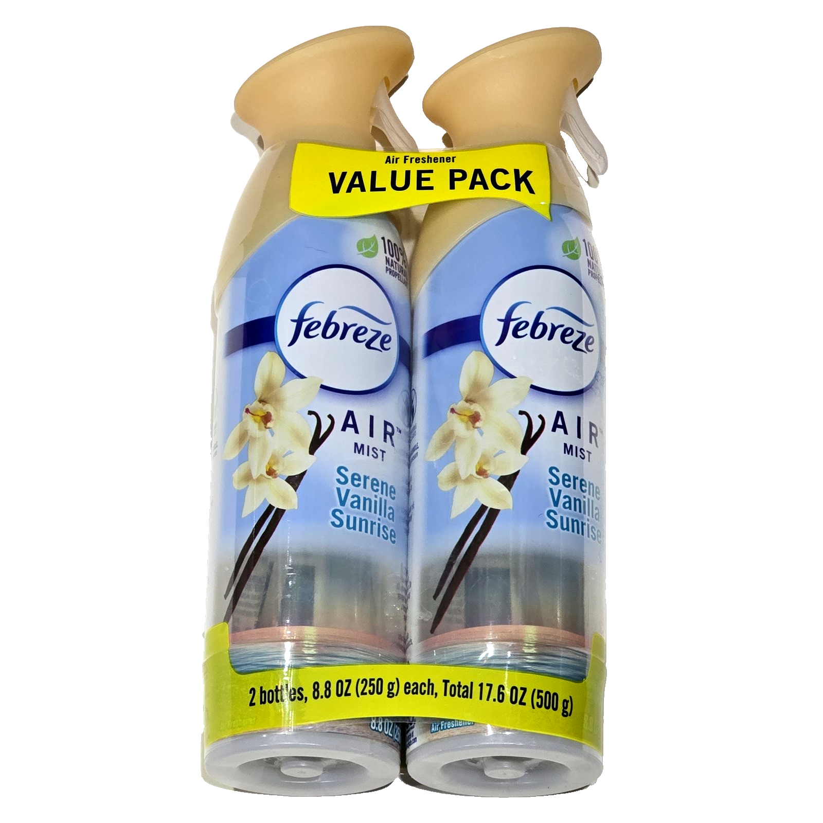 2 Pack Febreze Air Mist Serene Vanilla Sunrise Air Freshener Spray 8.8oz - $23.99