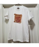 Vintage Bill of Rights Shirt Void Where Prohibited By Law White Men&#39;s L - $41.18 CAD
