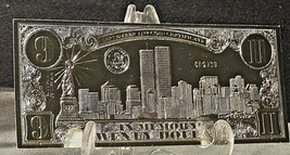 20 Dollar September 11th Silver Leaf National Collector&#39;s Certificate AA21-1022  - £71.90 GBP
