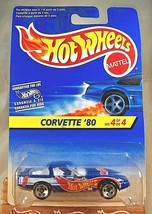 1997 Hot Wheels International CORVETTE &#39;80 4/4 Blue #536 Race Team Series III - £7.44 GBP