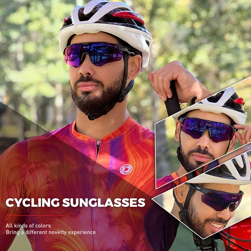 Sporting Polarized Cycling SunglAes Men MTB Cycling GlAes UV400 Outdoor Sporting - £58.35 GBP