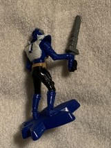 POWER RANGERS  SUPER SAMUURAI  Blue Toy Figure  2012  NICE shape  No pac... - £2.35 GBP