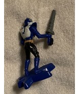 POWER RANGERS  SUPER SAMUURAI  Blue Toy Figure  2012  NICE shape  No pac... - $56.07 MXN