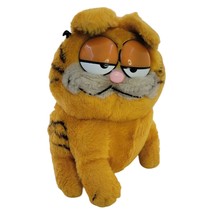 Rare Vintage 9” Garfield Cat Plush Stuffed Animal Paws Pilgrim Toys Tag - £14.18 GBP
