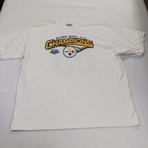 Reebok Super Bowl XLIII Champions Men's White Short Sleeve Graphic T-Shirt Sz XL image 10