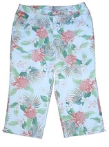 Jamaica Bay Capri Pants Women’s Size 16 Casual Cotton Floral Print - £9.45 GBP