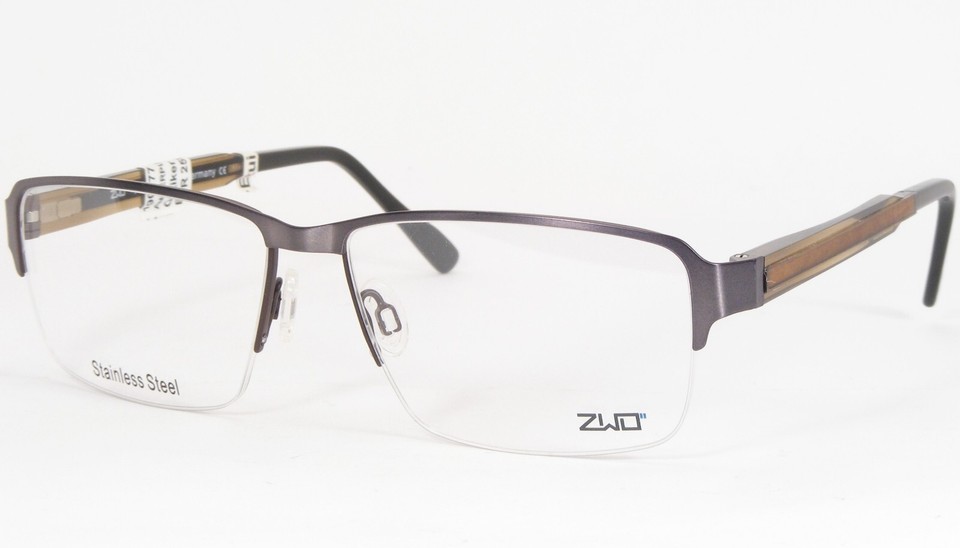 ZWO by BoDe Ankerpunkt 96 Grey /Brown UNIQUE RARE EYEGLASSES GLASSES 57-... - $165.47