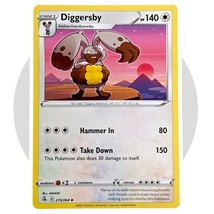 Fusion Strike Pokemon Card (QQ15): Diggersby 215/264 - £2.28 GBP