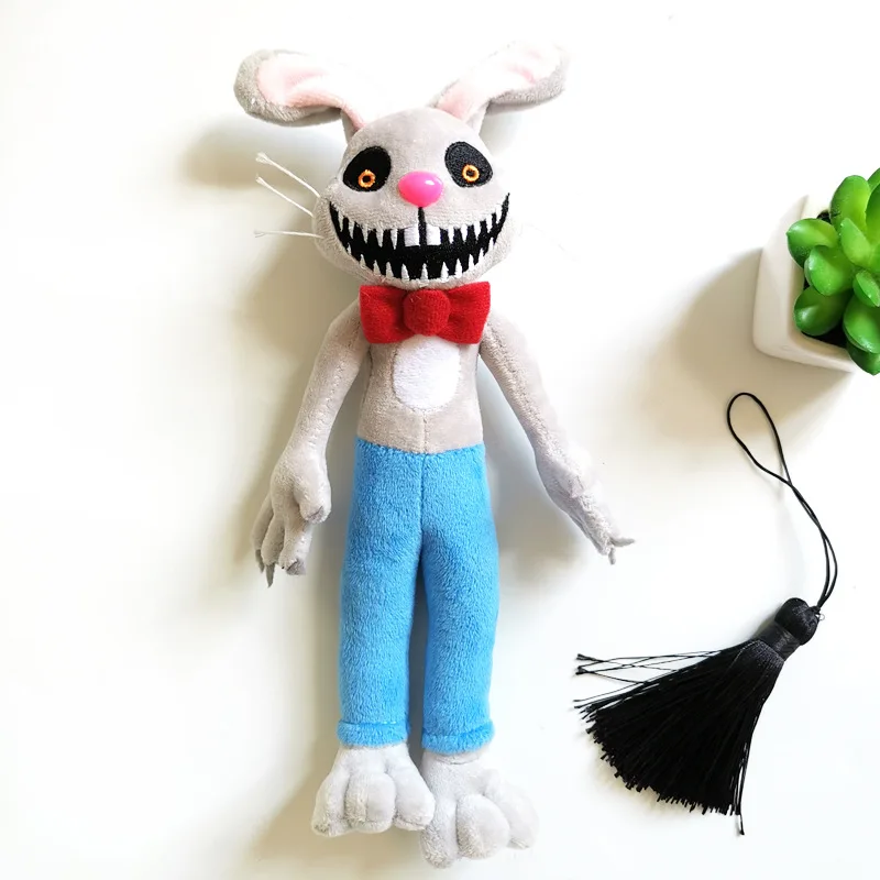 New hot-selling 28-30CM horror game Mr. Hopp&#39;s Playhouse peripheral bunny doll - £17.20 GBP+