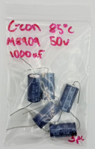 C-con Capacitor 1000 uF 50V (M)8909 5pc Lot - £7.83 GBP