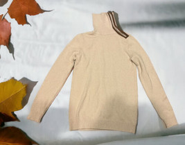 Charter Club Womens Petite/Petite Split Zip Front Turtleneck Sweater Cre... - $31.68