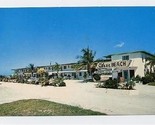 Silver Beach Court Postcard Long Boat Key Sarasota Florida 1950&#39;s - $9.90