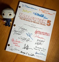 Halloween 5: The Revenge of Michael Myers Script Signed- Autograph Reprints - £19.05 GBP