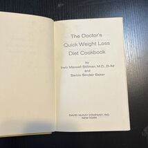 The Doctor&#39;s Quick Weight Loss Diet Cookbook - $81.70 MXN