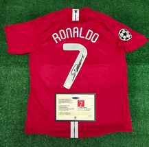 Cristiano Ronaldo SIGNED Man United UCL FINAL 2008 Home Shirt/Jersey + COA 07/08 - £105.40 GBP
