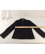 Adult Women&#39;s Ann Taylor Black Red Striped 8 Petite 2 Button Work Blazer... - $24.92 CAD