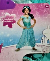 Disguise Disney Principessa Jasmine Deluxe Costume Bambini, Medio (7-8) - £20.28 GBP