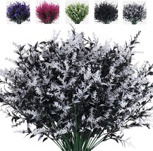 Recutms 8 Bundles Artificial Flowers Outdoor Uv Resistant Fake Flowers Fake - $31.95