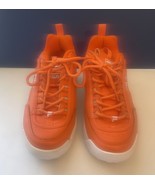 Fila Women's Disruptor II  Sneakers 5FM00401-821 Orange Size US 7.5 - $33.85