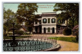 Governors Mansion Columbia South Carolina SC UNP DB Postcard U21 - $2.92