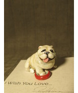 Ron Hevener Bulldog Figurine Miniature  - $25.00