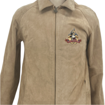 VTG Walt Disney World Womens Theme Parks Mickey Mouse Leather Jacket Size Small - $123.74