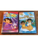 Dora The Explorer &amp; Go Diego Go DVD&#39;s Dance To The Rescue &amp; Magical Miss... - £6.27 GBP