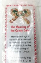 Crossed Candy Cane Pin Christmas The Meaning of the Candy Cane Vintage - £8.87 GBP
