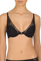 Natori 721191 Cherry Blossom Convertible Underwire Bra Sz 36DDD Black - $31.56