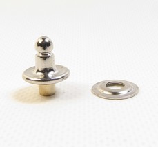 Lift The Dot Eyelet Type Stud, Nickel Brass, 10 Piece Set Ships from USA! - $271.26 MXN
