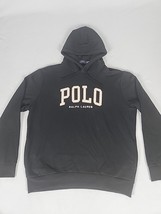 Polo Ralph Lauren Big Pony Pullover Hoodie Sweatshirt Size XL Mens Black... - $109.99
