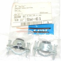 LOT OF 2 NEW LPM SW-61 SWITCH - PUSH BUTTON SW61 - £25.77 GBP