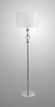 Ore Furniture 6187F 62.5 in. Leona Crystal And Chrome Floor Lamp - £132.39 GBP