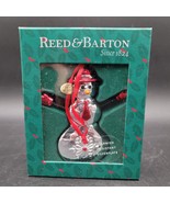 Vintage Reed &amp; Barton Silverplate Snowman  w/Mittens 2004 Christmas Orna... - €8,46 EUR