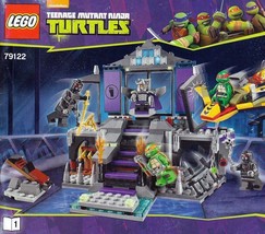Instructions Books 1 and 2 Only For LEGO TMNT Shredder&#39;s Lair Rescue 79122 - £5.09 GBP
