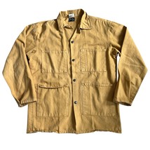 Vintage Stan Ray Mens Work Chore Shirt Jacket Sz M Gold Cotton Shacket M... - $82.08 CAD