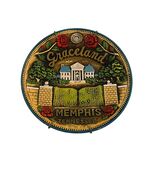 Vintage Graceland Memphis Tennessee Wall Plaque Elvis Presley Souvenir D... - $18.00