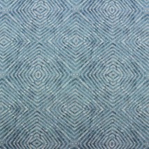 Lacefield Designs Paragon Firth Denim Blue Geometric Fabric 6 Yards 55&quot;W - £45.52 GBP