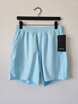 NWT LULULEMON CYNB Cyan Blue Pace Breaker Shorts 7&quot; Linerless Men&#39;s Medium - £60.60 GBP
