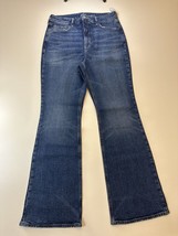 Old Navy Flare Jeans Extra High Rise Size 12 Women’s Blue Denim Pants - £11.77 GBP