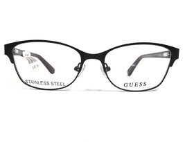 Guess GU9178 005 Eyeglasses Frames Black Purple Cat Eye Full Rim 48-15-135 - £26.05 GBP