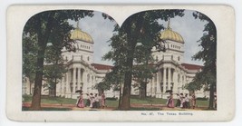 c1900&#39;s Colorized Stereoview No. 67 The Texas Building St. Louis MO State Fair - £7.46 GBP