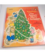 The Animals Merry Christmas By Richard Scarry 1972 Golden Book Large Vin... - $29.00
