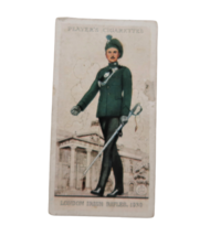Vtg John Player&#39;s &amp; Sons Tobacco Card London Irish Rifles Rare Ephemera ... - £7.85 GBP